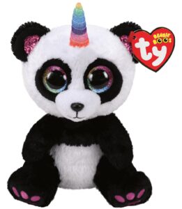 Um amigo carinhoso com um chifre de arco-íris, o panda mais fofo que já existiu!